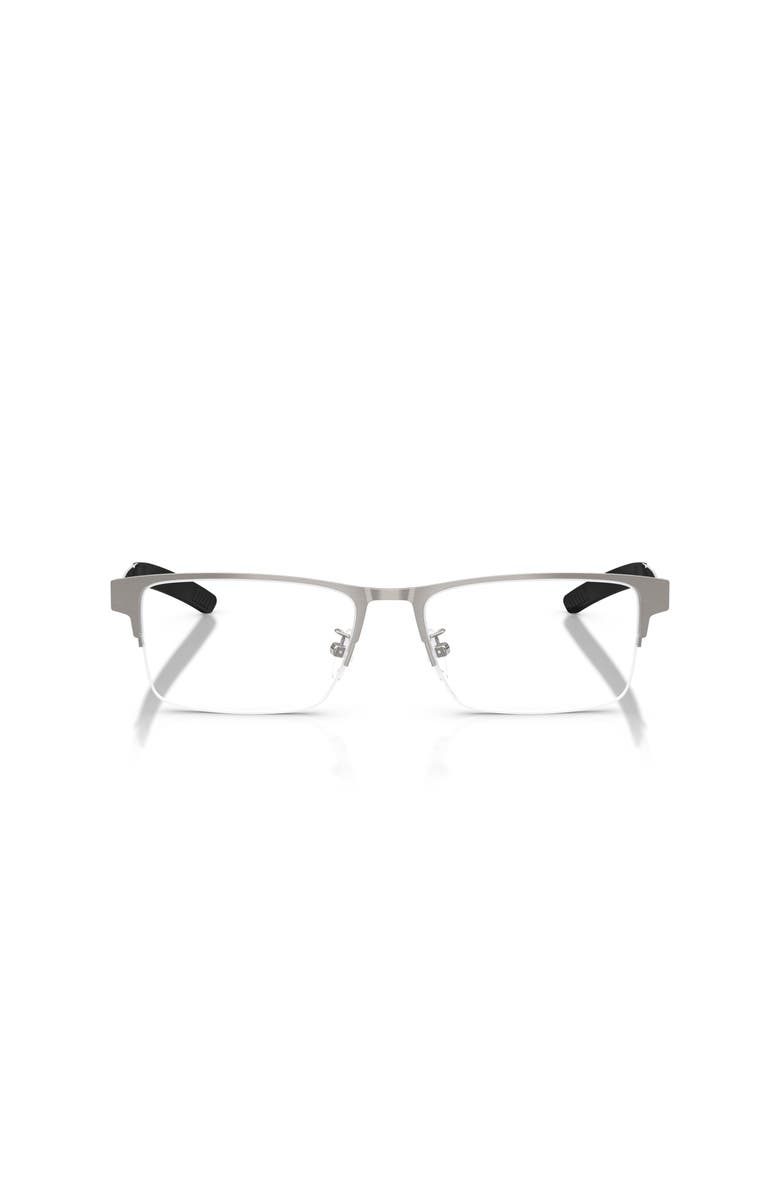 Scuderia Ferrari 56mm Rectangle optical glasses, Alternate, color, Grey