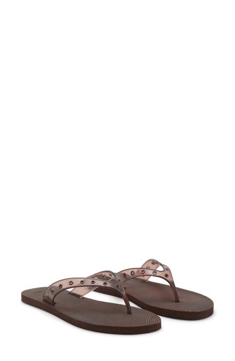 Grommet Detail Flip Flop (Women)