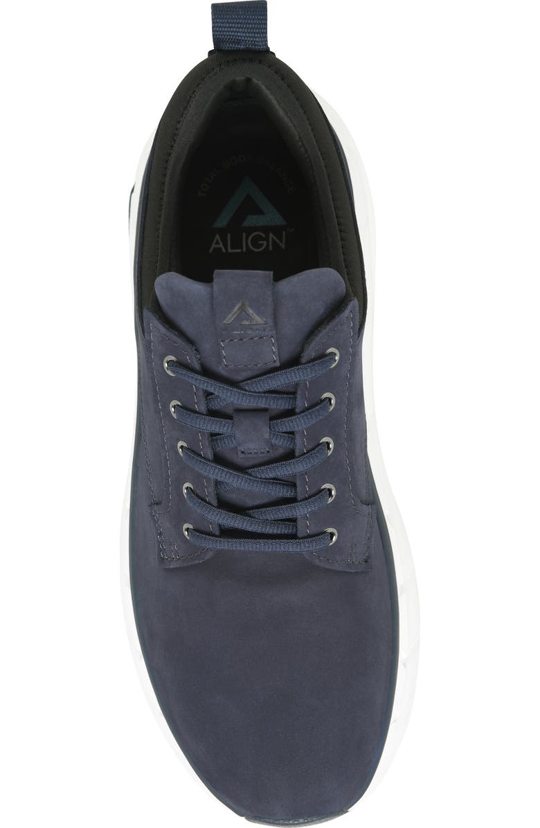 Align Verdell Water Resistant Leather Sneaker - Wide Width Available, Alternate, color, Navy