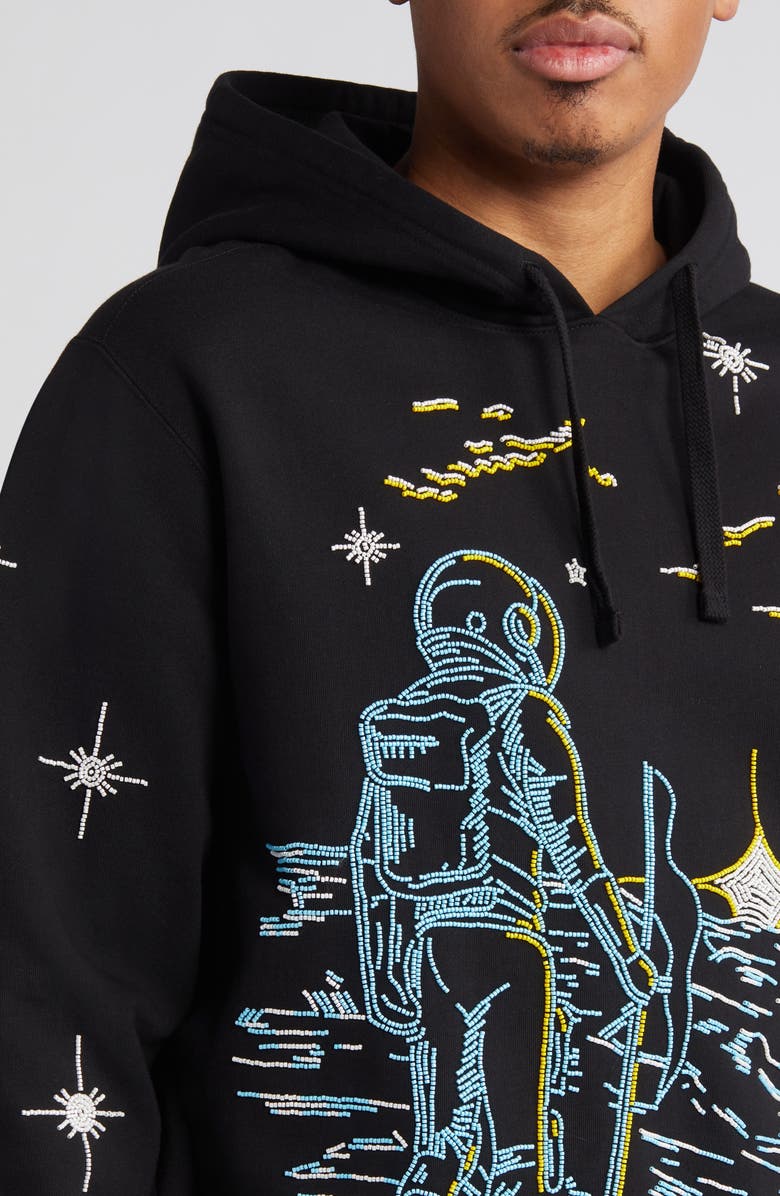 Billionaire Boys Club Night Sky Beaded Hoodie, Alternate, color, 