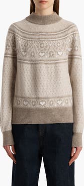 Khaite Guy Fair Isle Cashmere Sweater