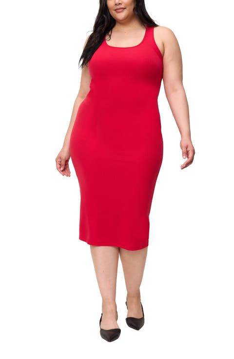 The Scoop Neck Midi Dress