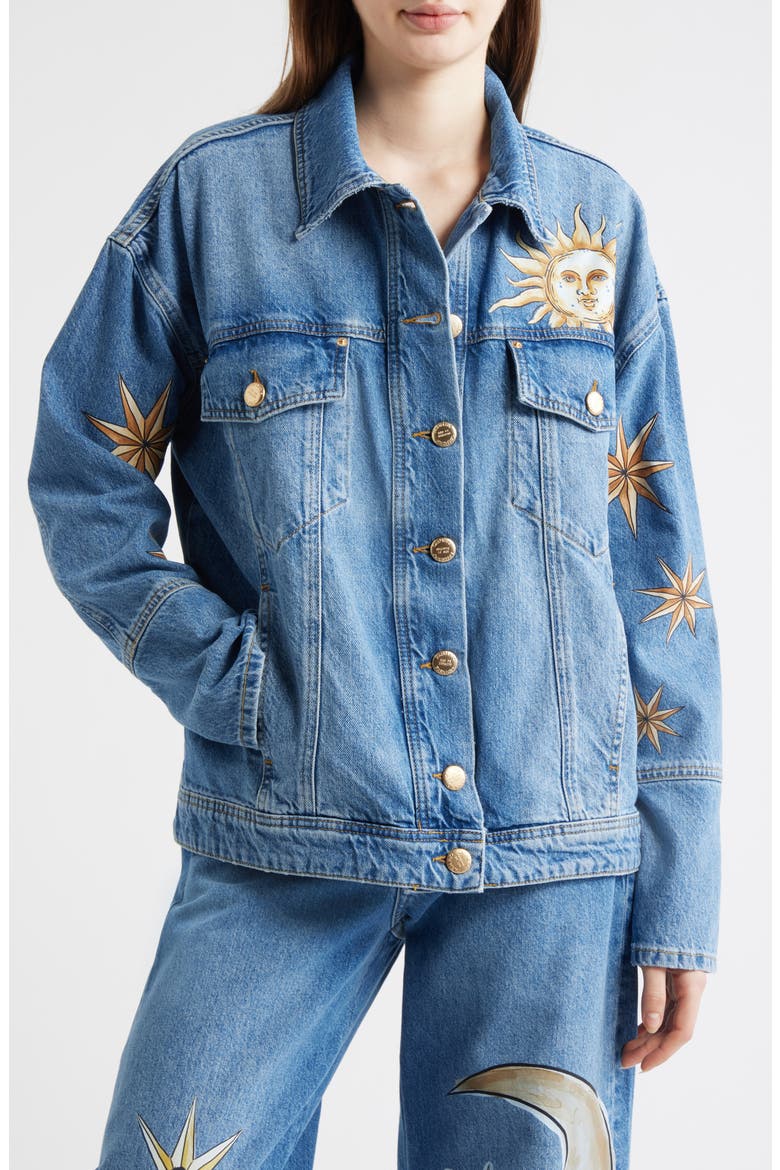 Mistical Denim Jacket, Alternate, color, DENIM