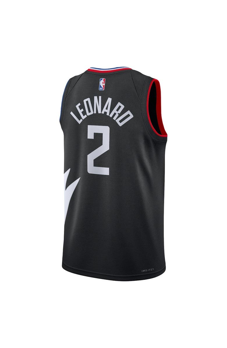 Jordan Brand Unisex Jordan Brand Kawhi Leonard Black LA Clippers Swingman Jersey - Statement Edition, Alternate, color, 