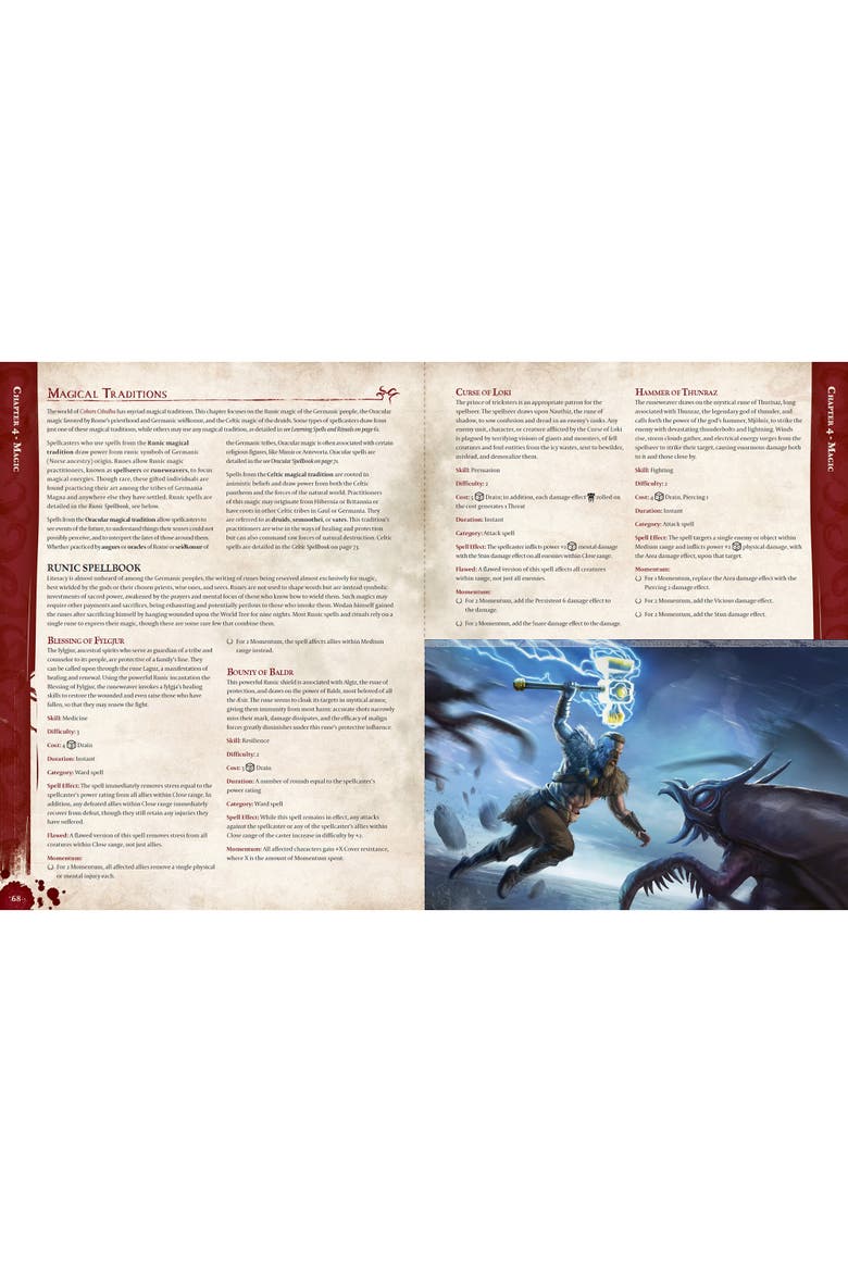 RPG Hardcover Book, Alternate, color, Multicolored