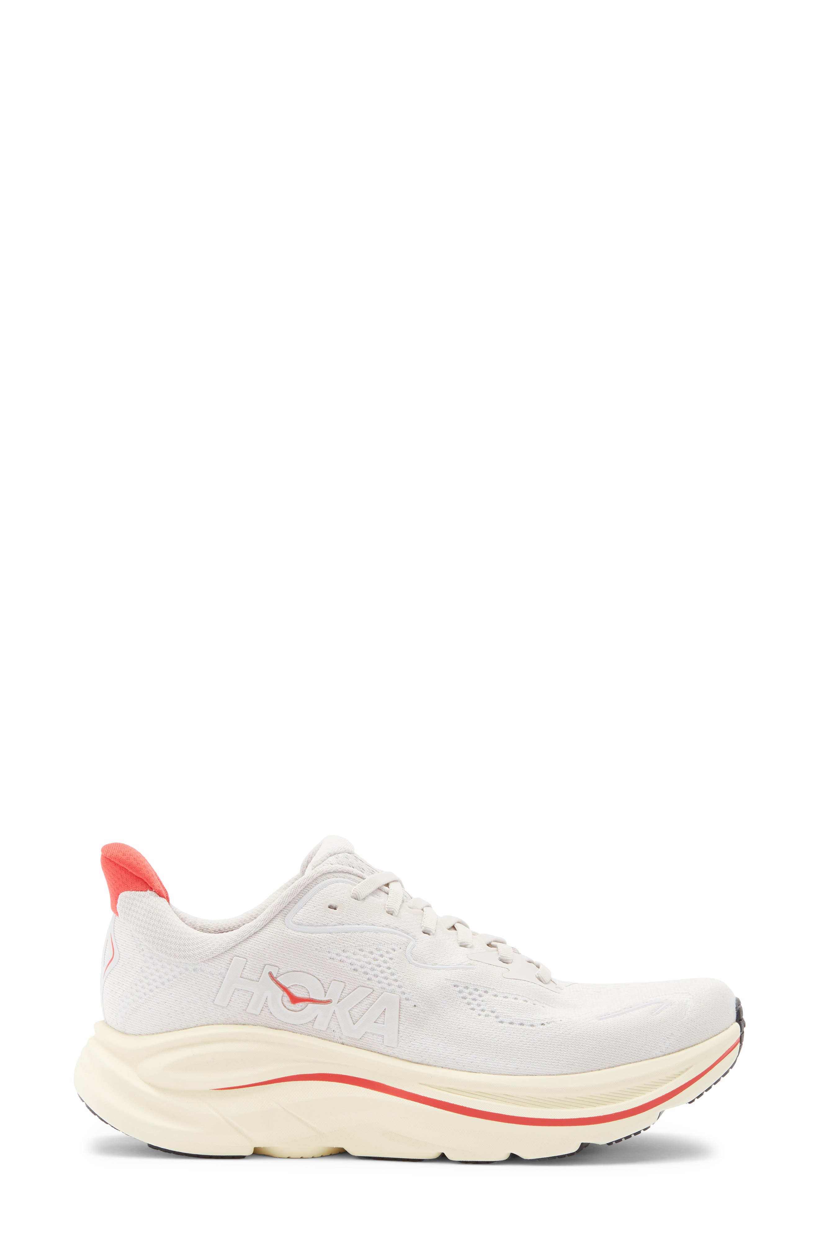 Clifton 10 Running Shoe, Alternate, color, STUCCO / CERISE