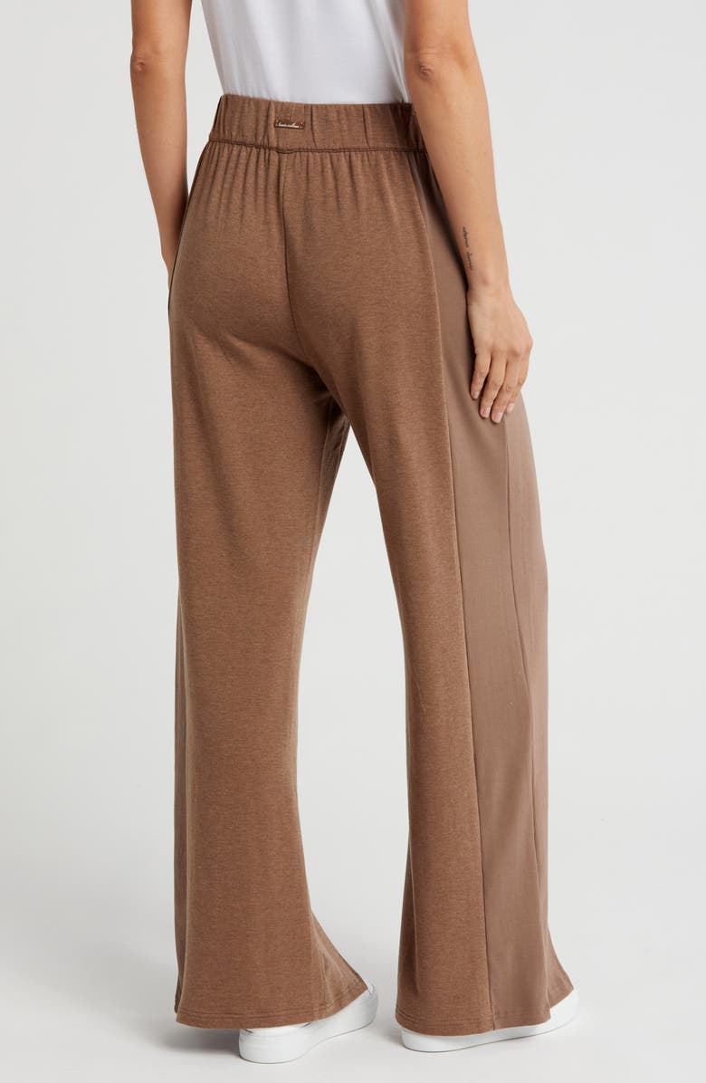 TravisMathew Hidden Local Front Slit Sweatpants, Alternate, color, Heather Cocoa Brown