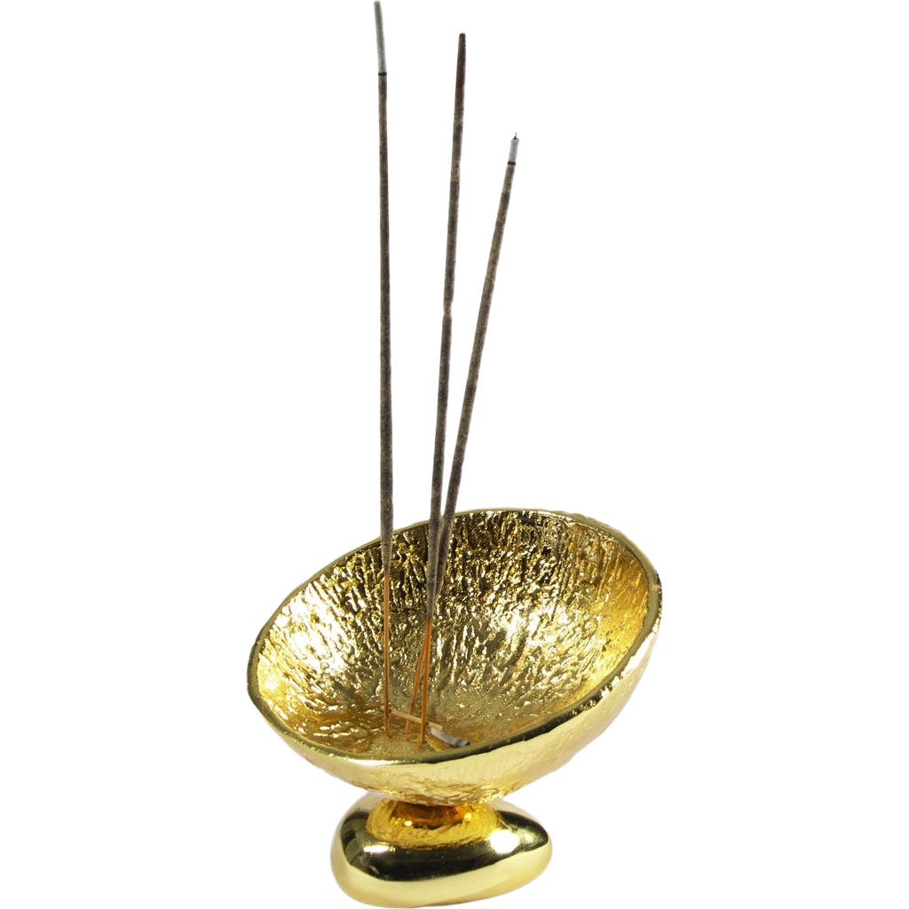 Lunares Nest Rock Incense Holder In Multi
