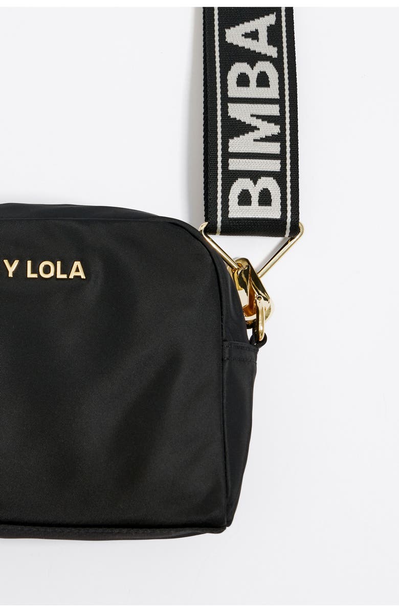 Bimba y Lola Crossbody Nylon Bag, Alternate, color, Black