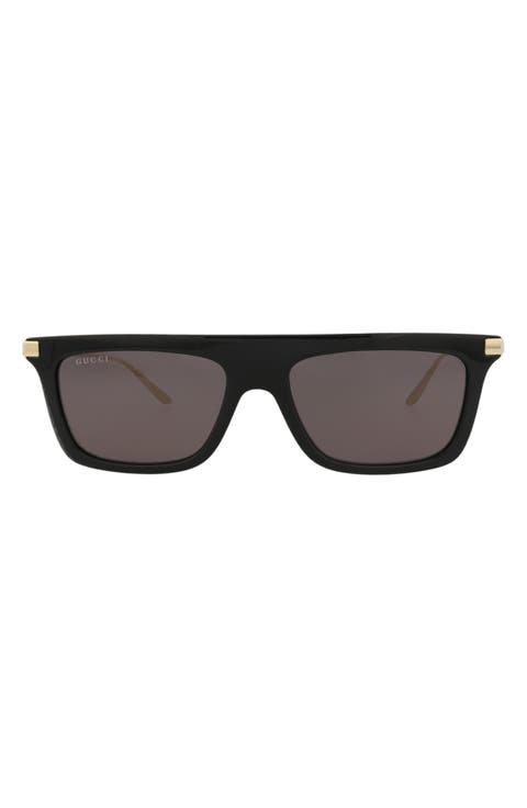 Novelty 55mm Rectangular Sunglasses