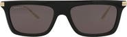 Gucci Novelty 55mm Rectangular Sunglasses