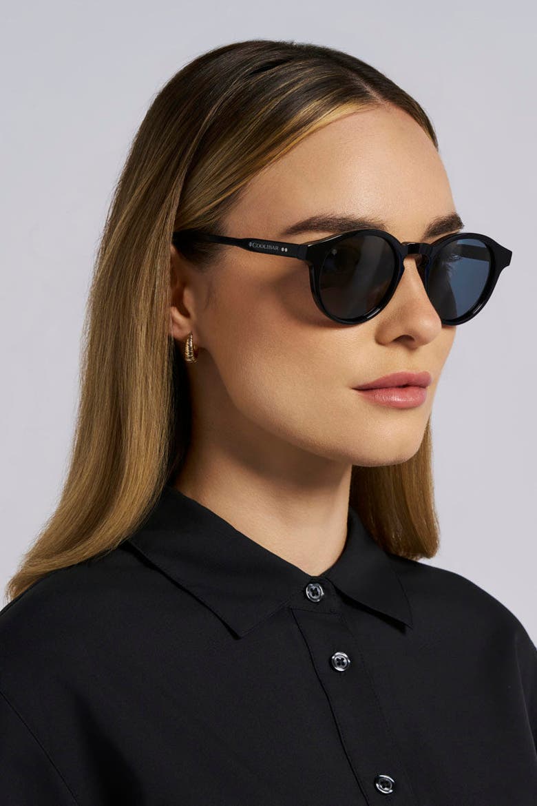 Women's Solena Polarized Sunglasses, UPF 50+ Sun Protection, Alternate, color, Black