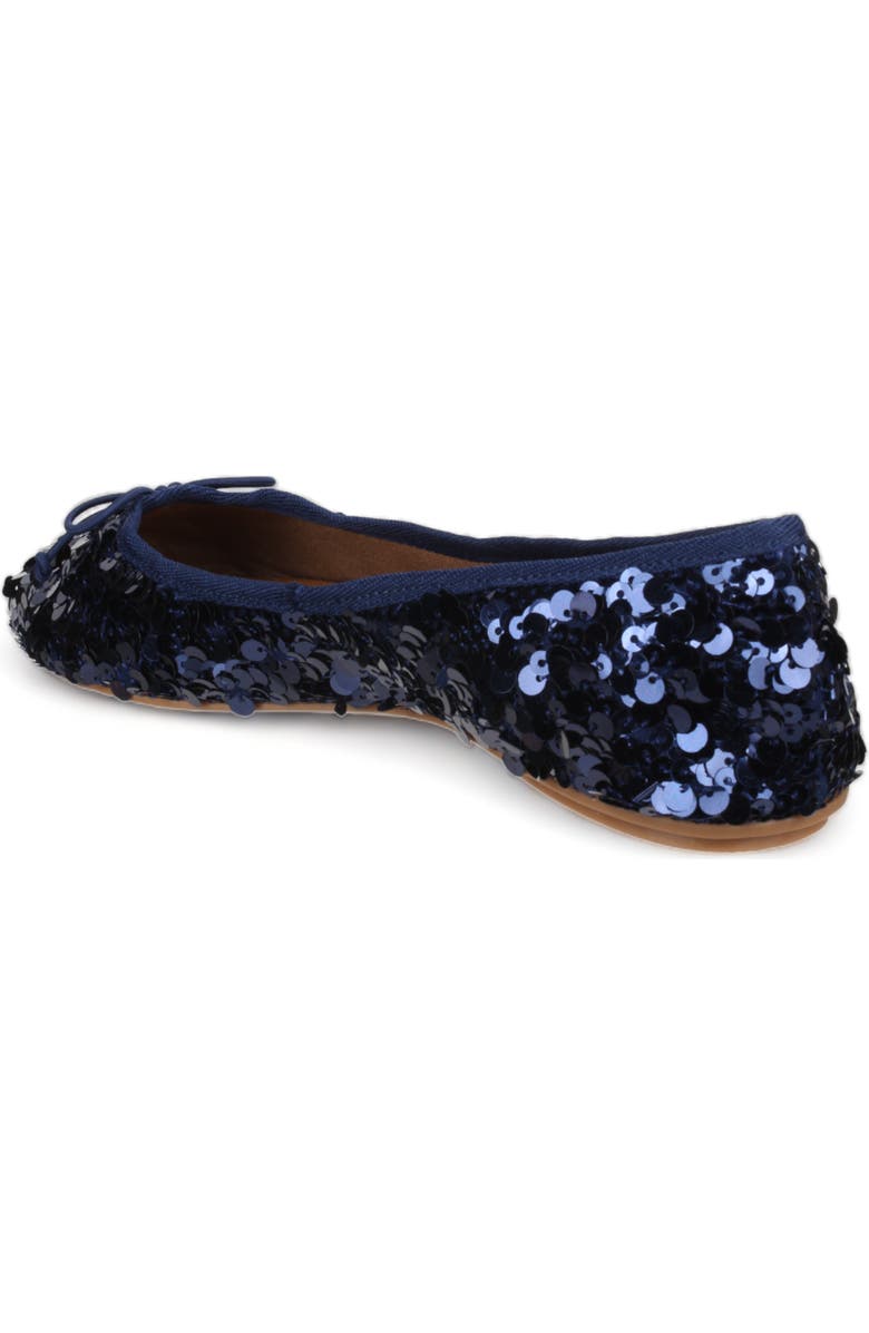 Love Rio Allegra Sequin Ballet Flat, Alternate, color, Navy