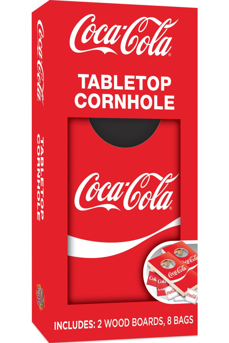 Coca-Cola Tabletop Cornhole Game, Main, color, Multicolor