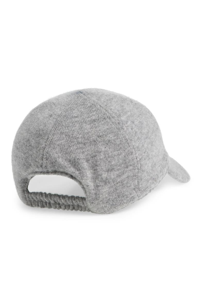Wool & Cashmere Baseball Cap, Alternate, color, CHARCOAL