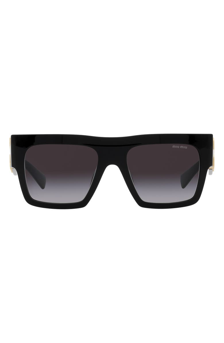 Miu Miu 55mm Gradient Square Sunglasses, Main, color,