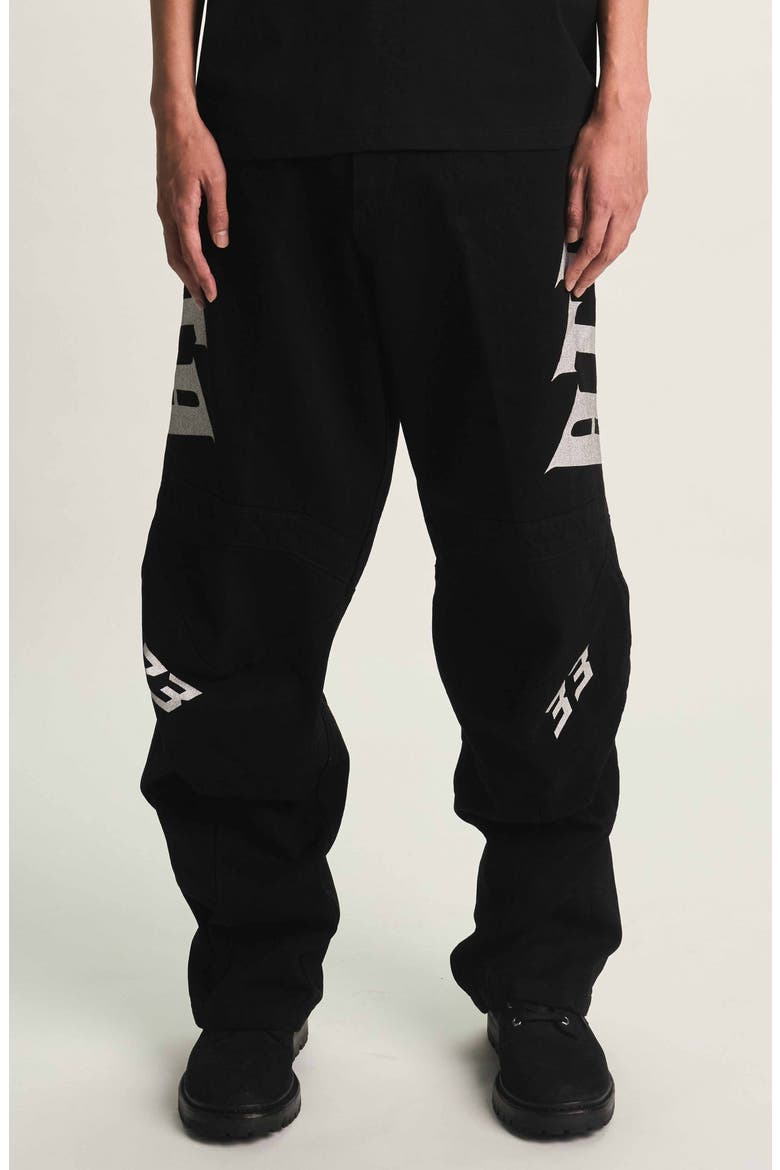 Alwin Moto Pants, Main, color, BLACK