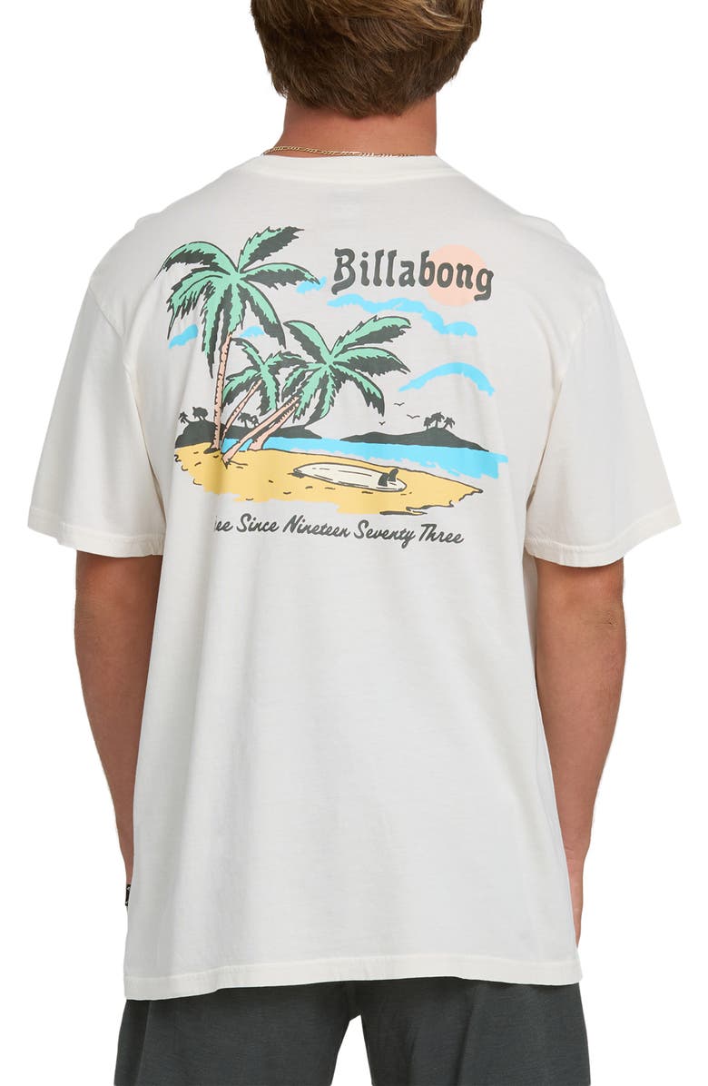 Billabong Loner WW Premium Graphic T-Shirt, Alternate, color, Off White