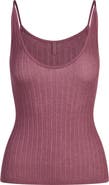 SKIMS Sheer Knit Plunge Tank
