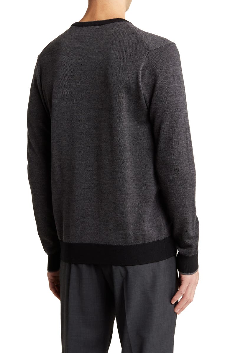 Jack Victor Merino Wool Crewneck Sweater, Alternate, color, 