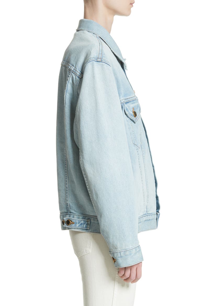 Cate Oversize Denim Jacket, Alternate, color, LONDON