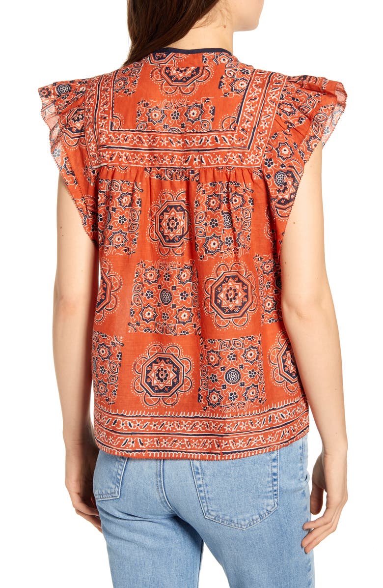 Faherty Kingsley Print Top, Alternate, color,