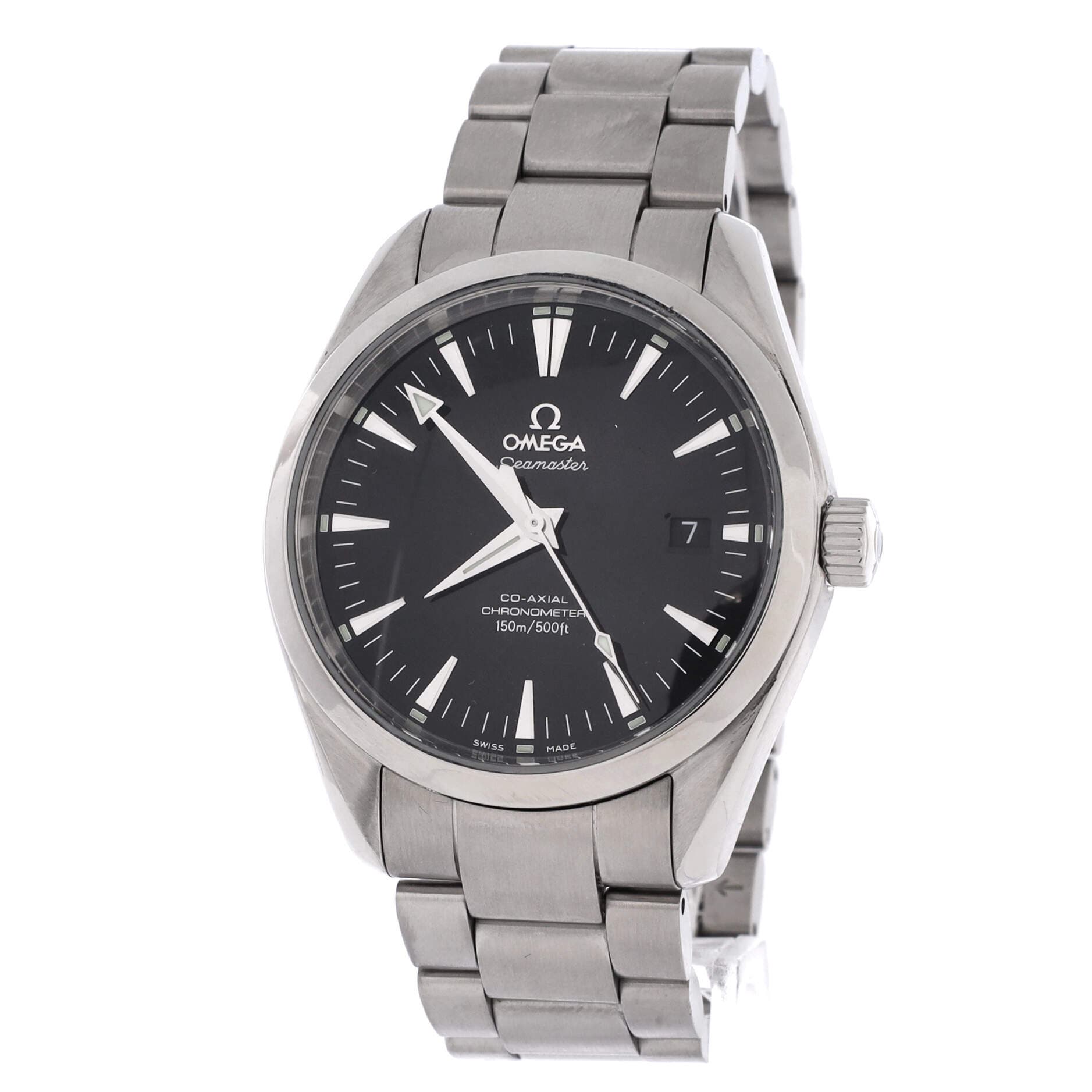 Seamaster Aqua Terra 150M Co-Axial Chronometer Automatic Watch Stainless Steel 39, Alternate, color, Metallic Silver