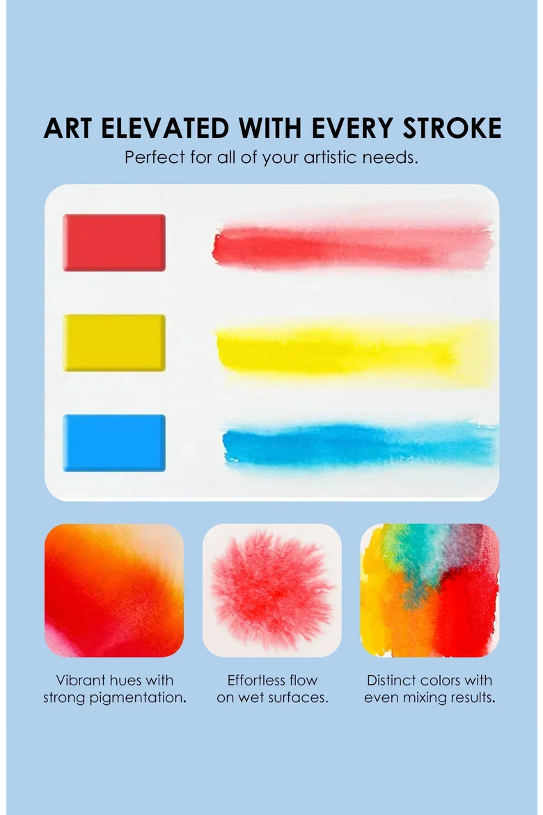 Foldable Watercolor Set, Alternate, color, Ivory