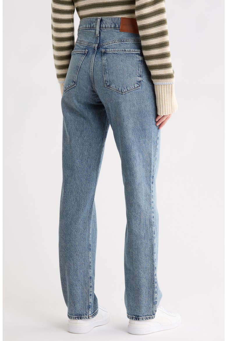 Zoe High Rise Straight Leg Jeans, Alternate, color, AVONDALE