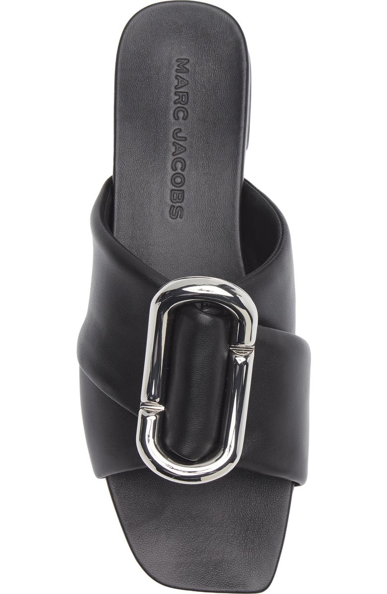 Marc Jacobs The Pop J Marc Slide Sandal, Alternate, color, Black