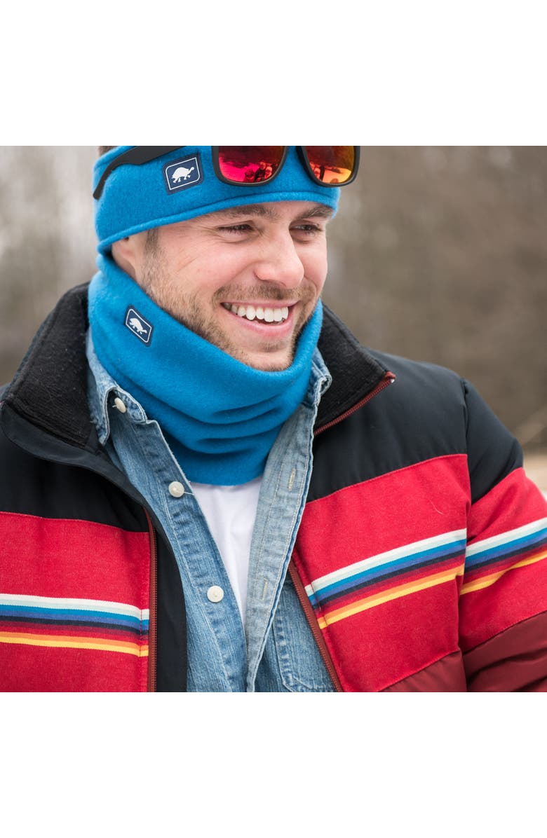 Turtle Fur The Turtle's Neck Fleece Neck Gaiter, Alternate, color, Black