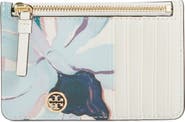 Tory Burch Robinson Slim Leather Card Case