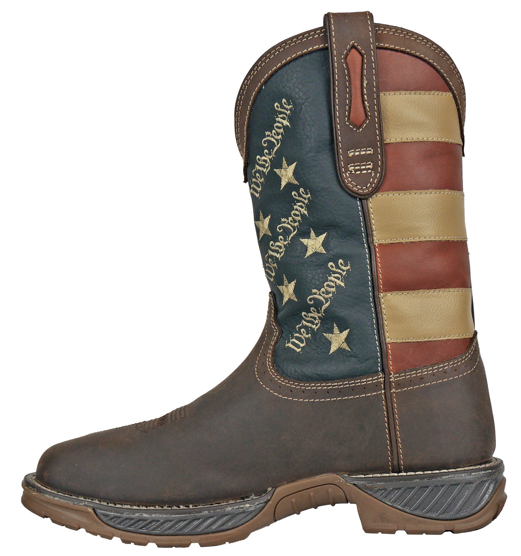 Hoss Boot Company HOSS We The People Soft Toe Western Work Boot, Alternate, color, Brown