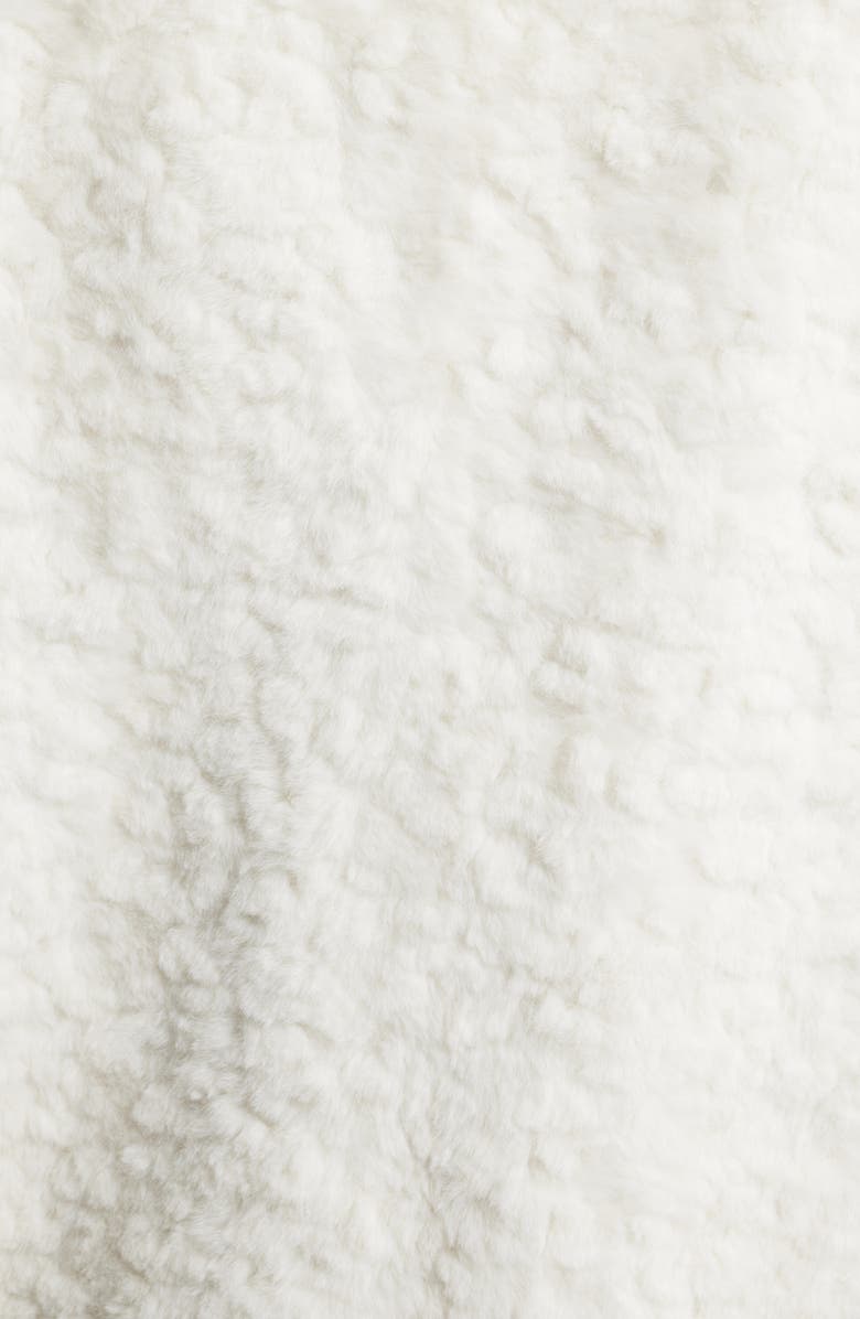 Sam Edelman Longline Faux Fur Coat, Alternate, color, 