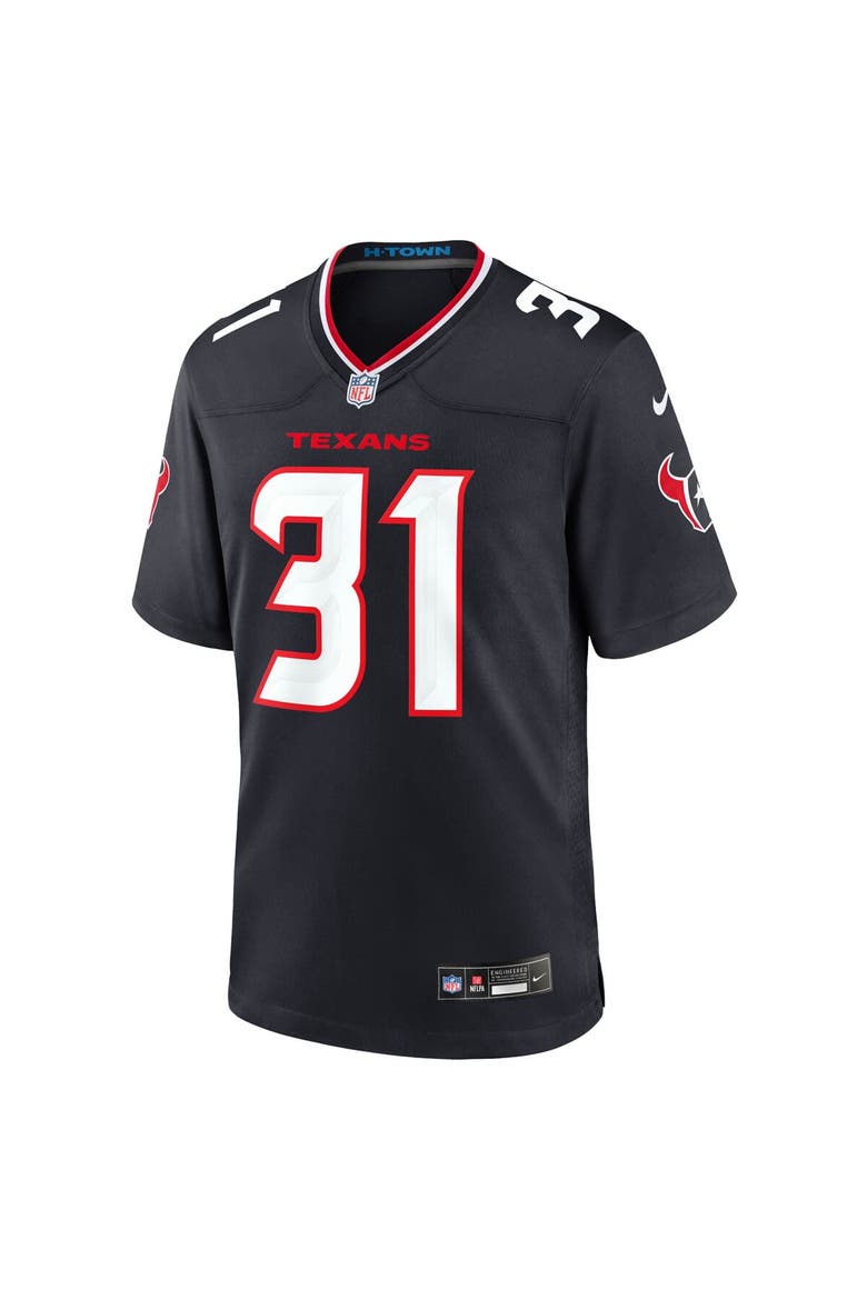 Men's Nike Dameon Pierce Navy Houston Texans Game Jersey, Alternate, color, Navy