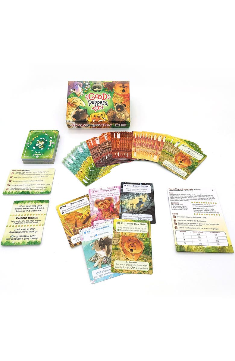 Asmadi Games Good Puppers Too, Strategy Card Drafting Game, Ages 14+, Alternate, color, Multicolored