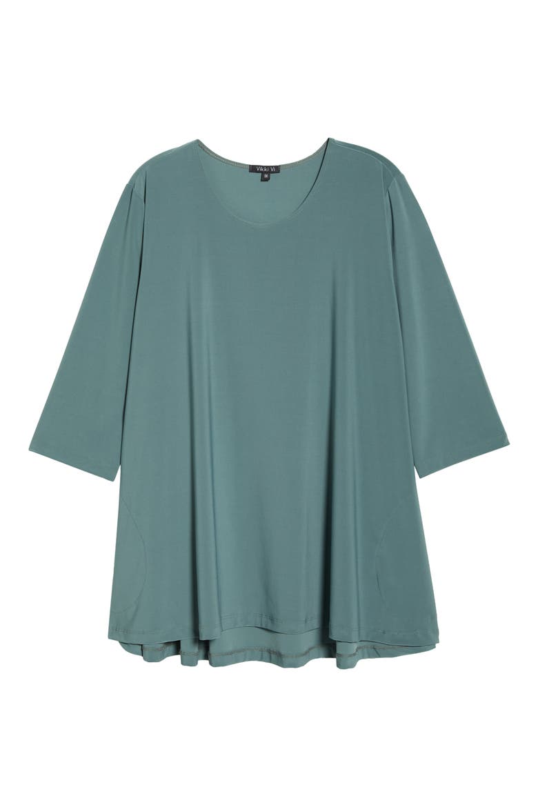 Swing Tunic, Alternate, color, SAGE