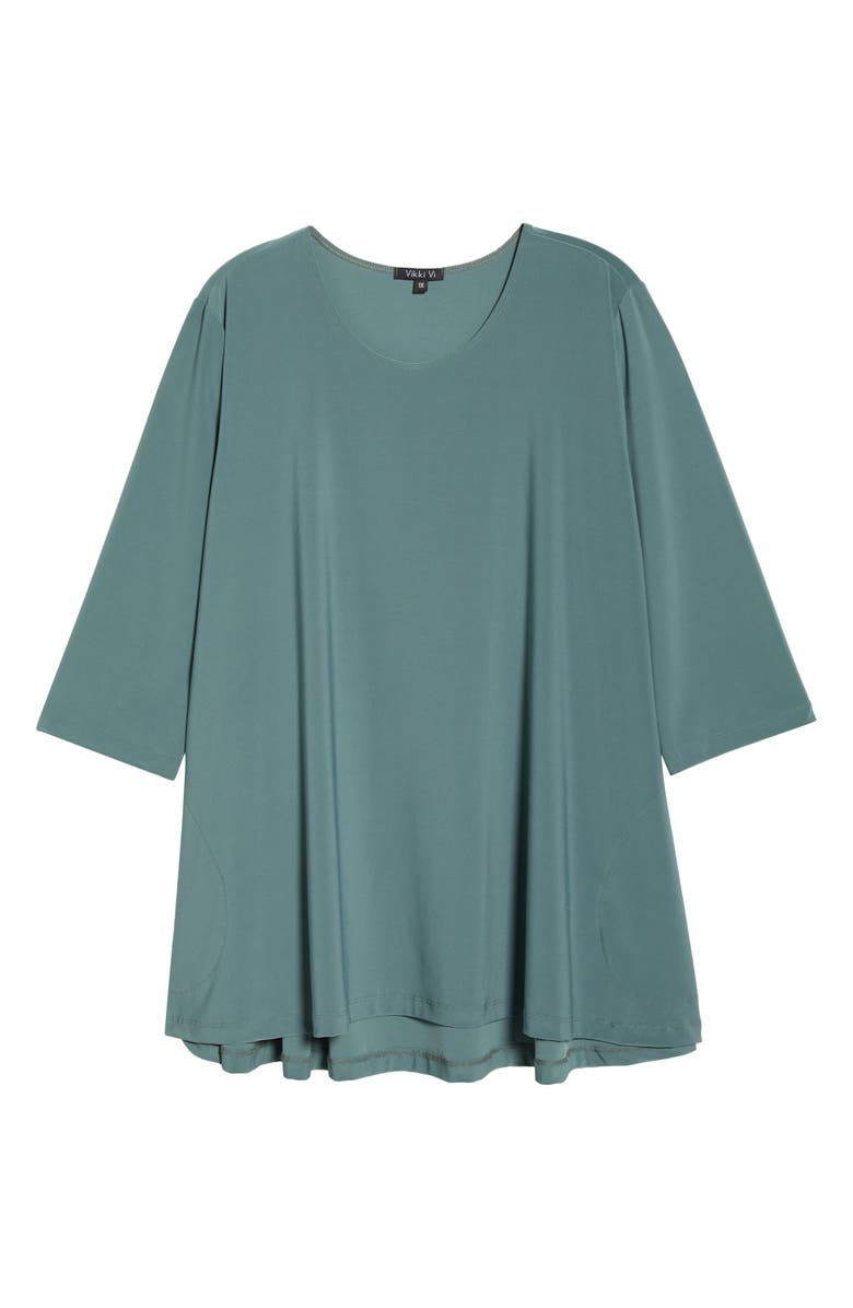 Vikki Vi Swing Tunic, Alternate, color, Sage
