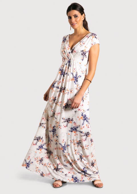 Sophia Short Sleeve Maxi Dress