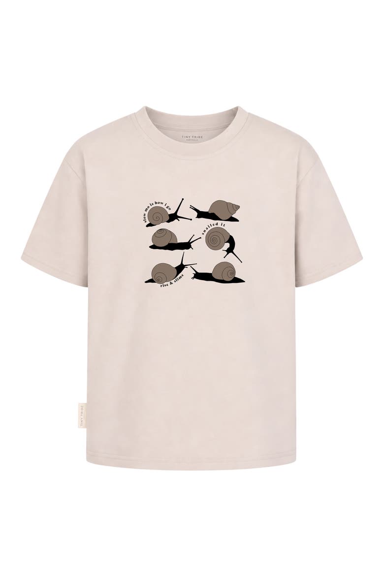 Kids' Snailed It Graphic T-Shirt, Main, color, GREY