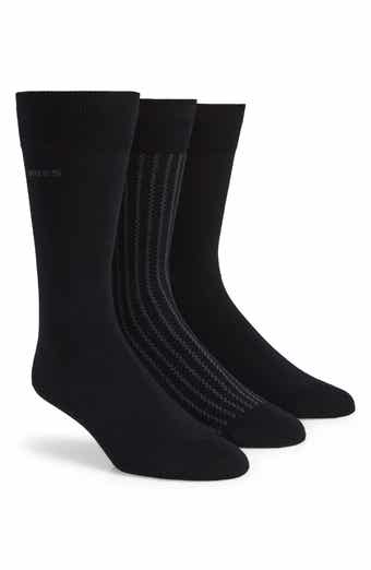 BOSS 3-Pack Cotton Blend Dress Socks