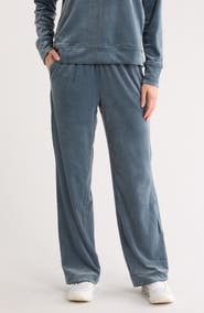 APANA Ribbed Velour Pull-On Pants