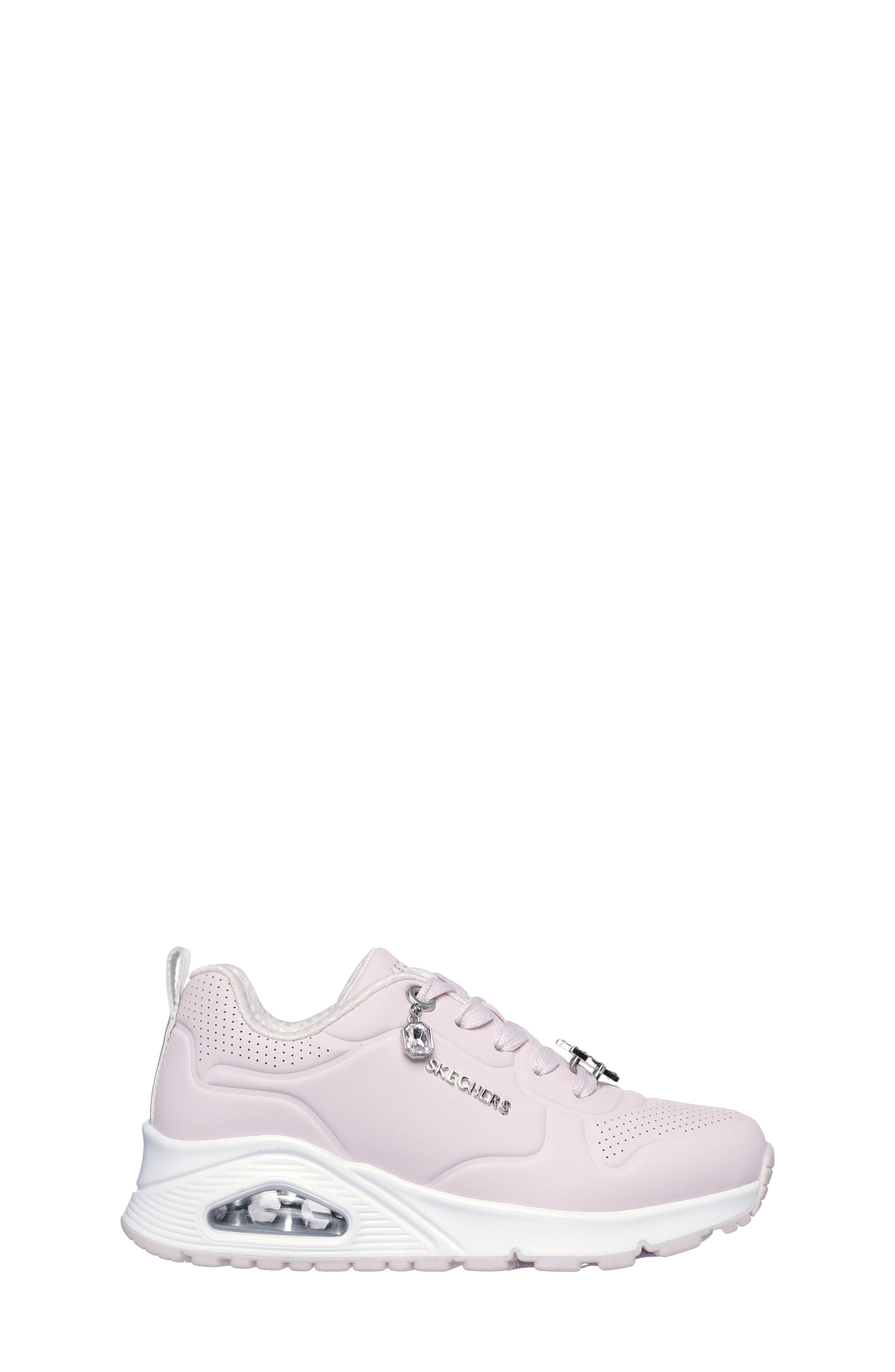 SKECHERS Kids' Uno Gen1 Sneaker, Alternate, color, Pink/ Silver