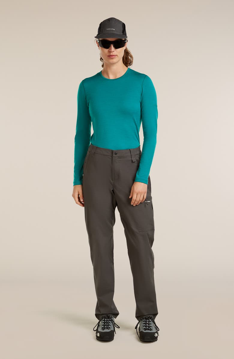 Icebreaker Oasis Merino Wool Top, Alternate, color, Tidal Teal