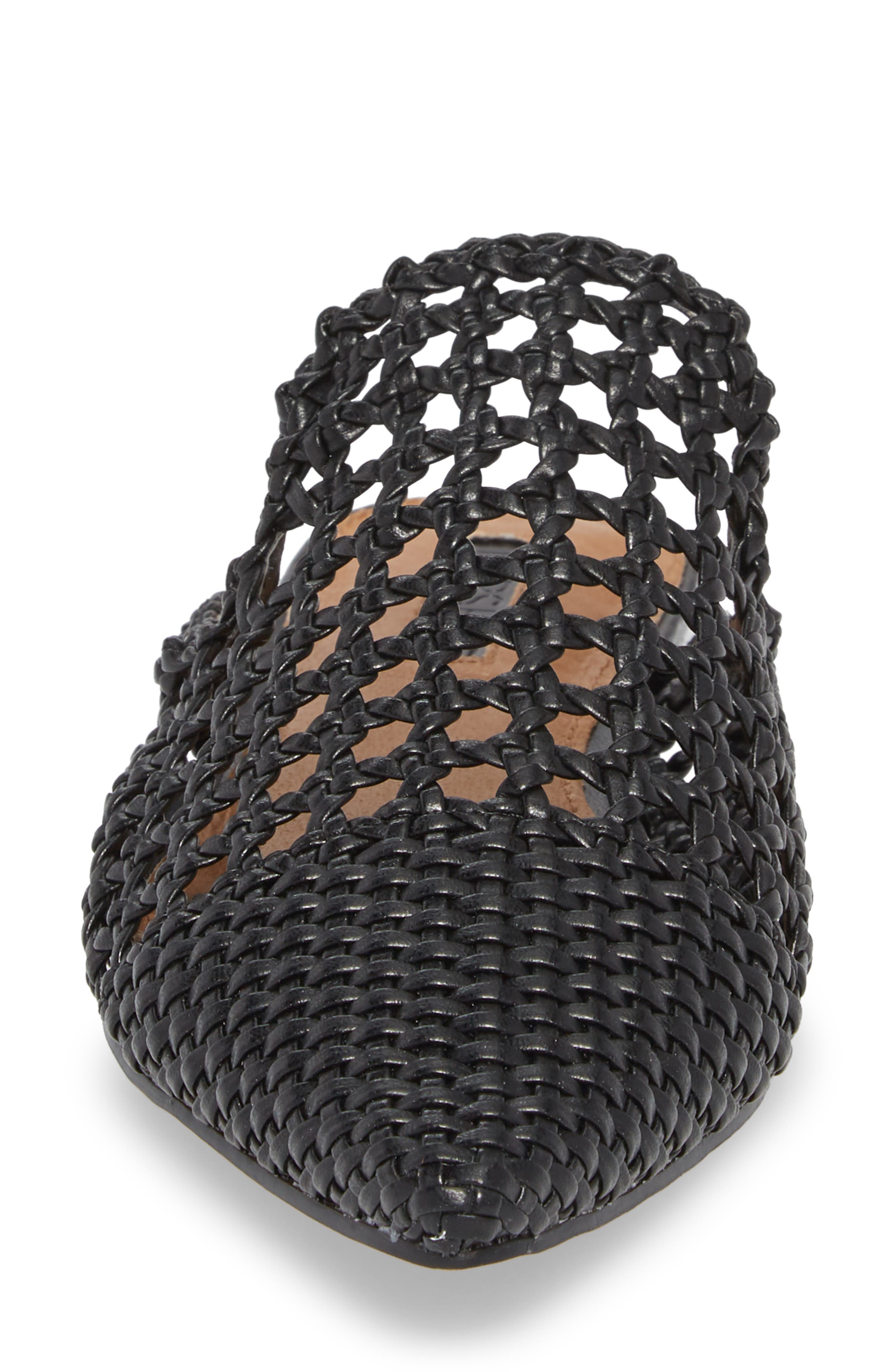 Topshop Knot Woven Mule, Alternate, color, 