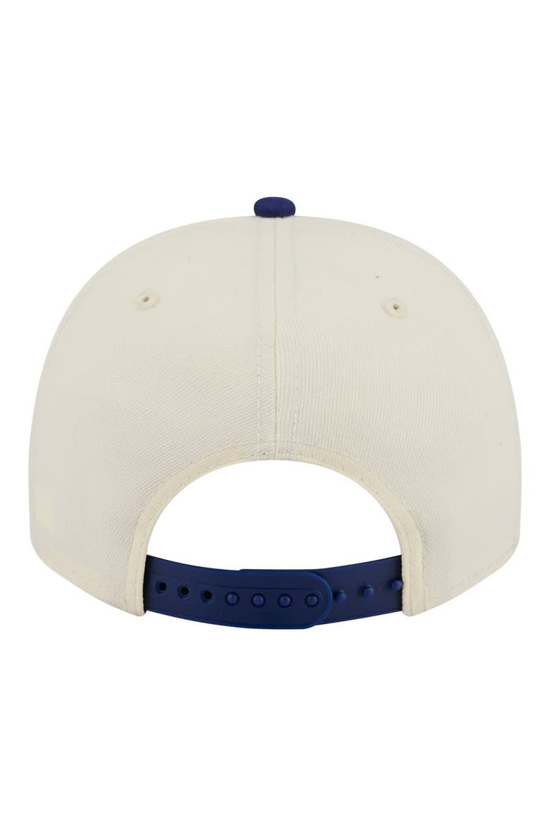 Men's New Era Cream Texas Rangers Throwback Tri-Hit A-Frame 9FIFTY Adjustable Hat, Alternate, color, Cream