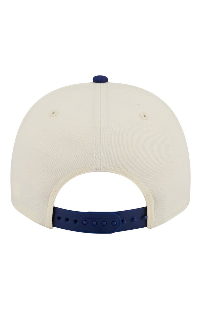 New Era Men's New Era Cream Texas Rangers Throwback Tri-Hit A-Frame 9FIFTY Adjustable Hat, Alternate, color, Cream