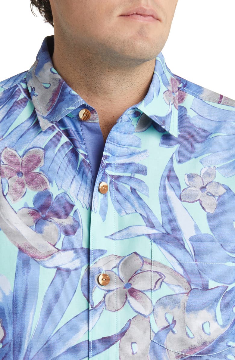 Tommy Bahama Coconut Point Forever Fronds Short Sleeve Button-Up Shirt, Alternate, color,