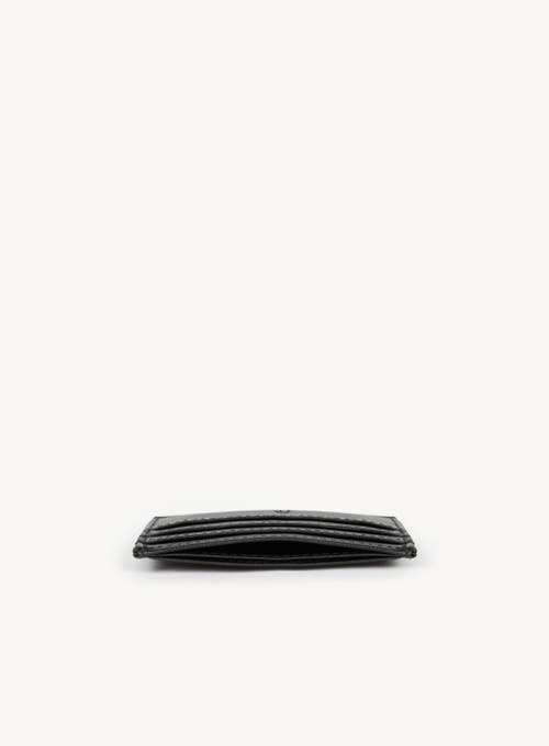 Deux Mains Call Signs Card Holder In Black