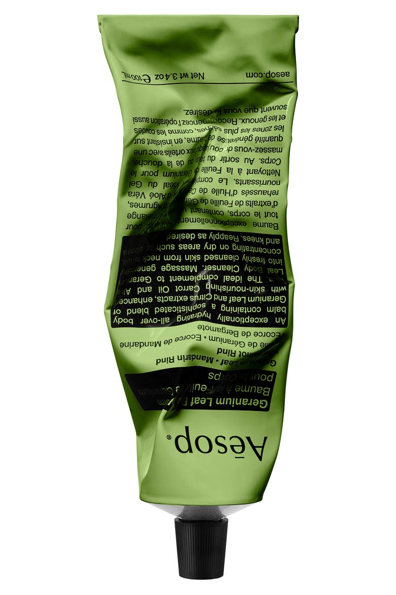 Geranium Leaf Body Balm, Main, color, TRAVEL TUBE